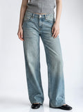 Low Waist Wide Leg – Himmelblau