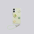 MINT GREEN CHARM CASE WITH STRAP