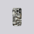Liquid Silver Swirl Case