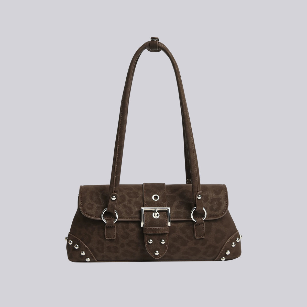 Marissé Rebel – Studded Animal Print Bag