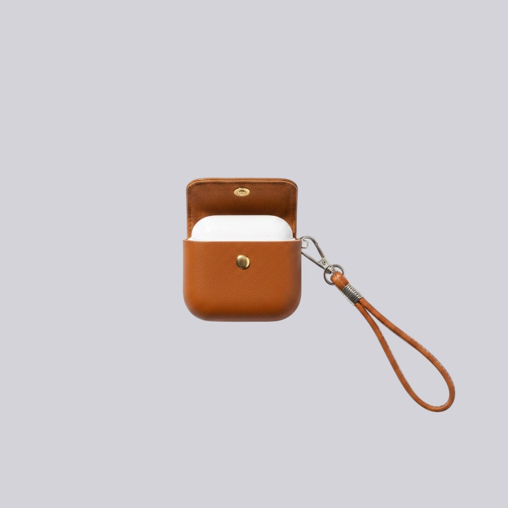 LEATHER AIRPODS CHARM CASE