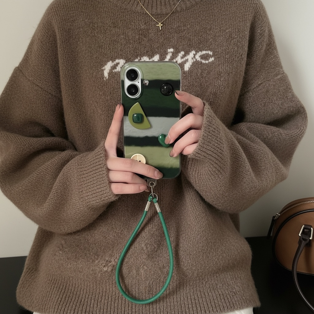 FOREST GREEN CHARM CASE