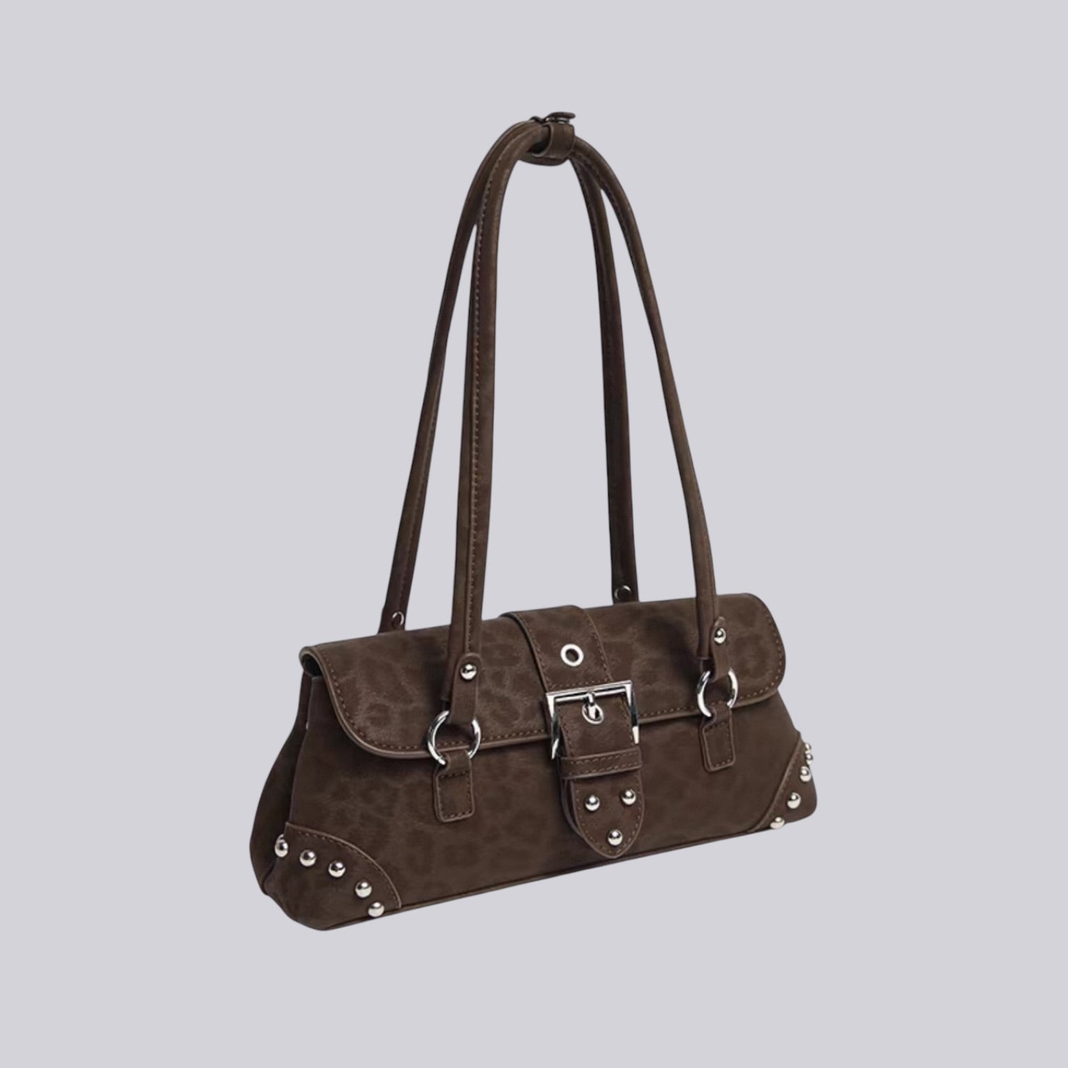 Marissé Rebel – Studded Animal Print Bag