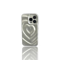 Silver Heart Relief Case