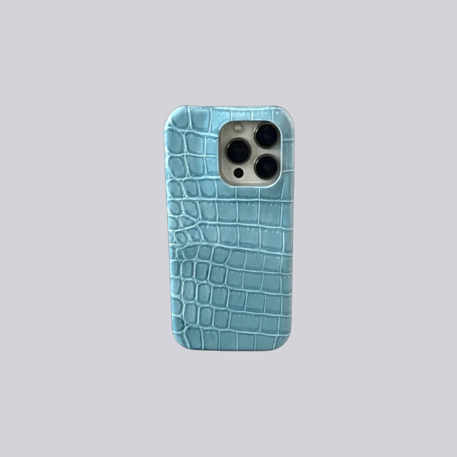 Light Blue Alligator Case