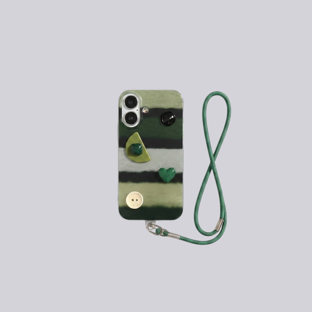 FOREST GREEN CHARM CASE
