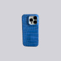 Electric Blue Alligator Case