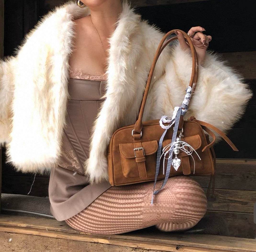 Marissé Sienna – Wild Suede Retro Bag
