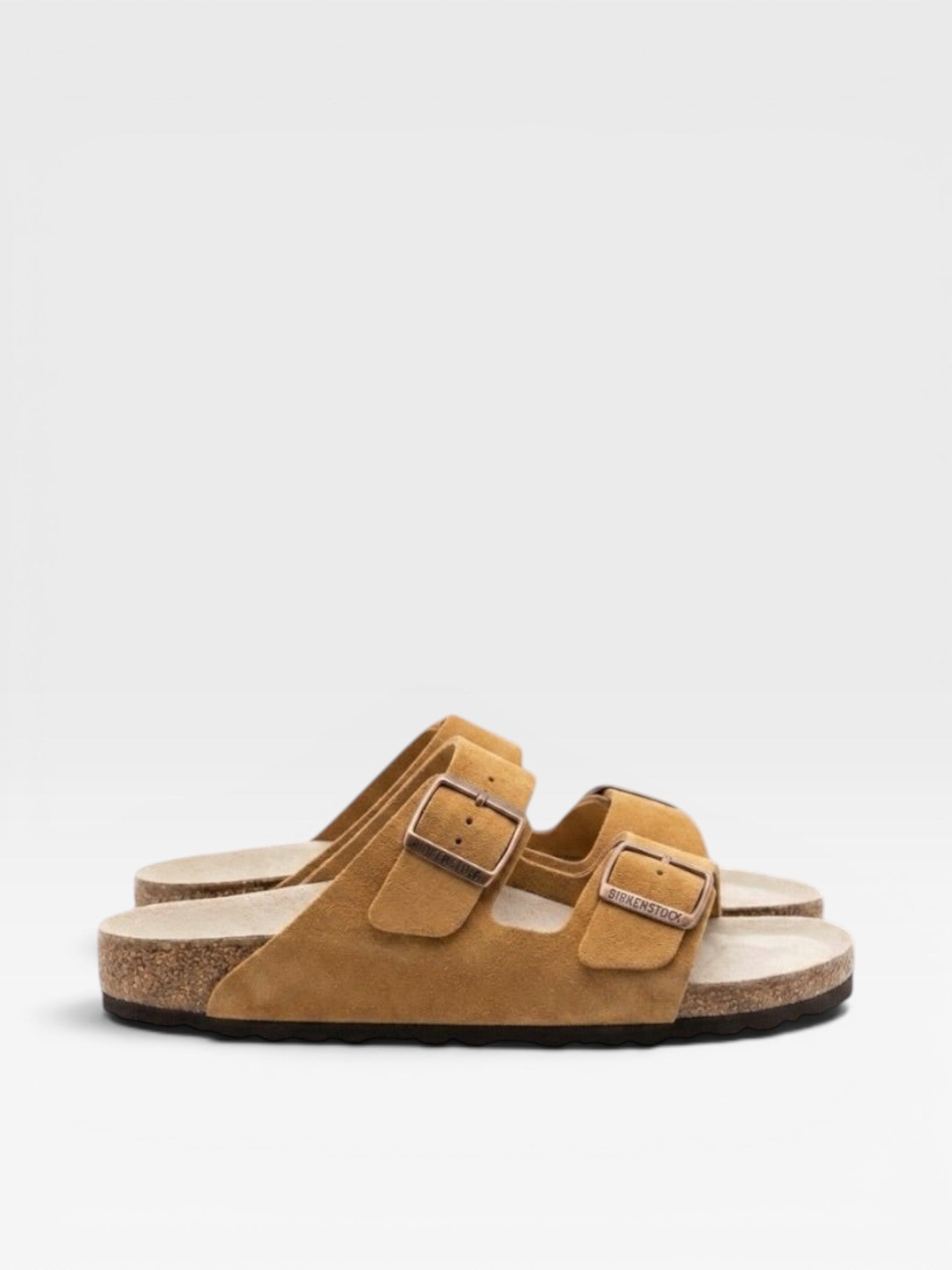 Wildleder Sandalen Honiggelb