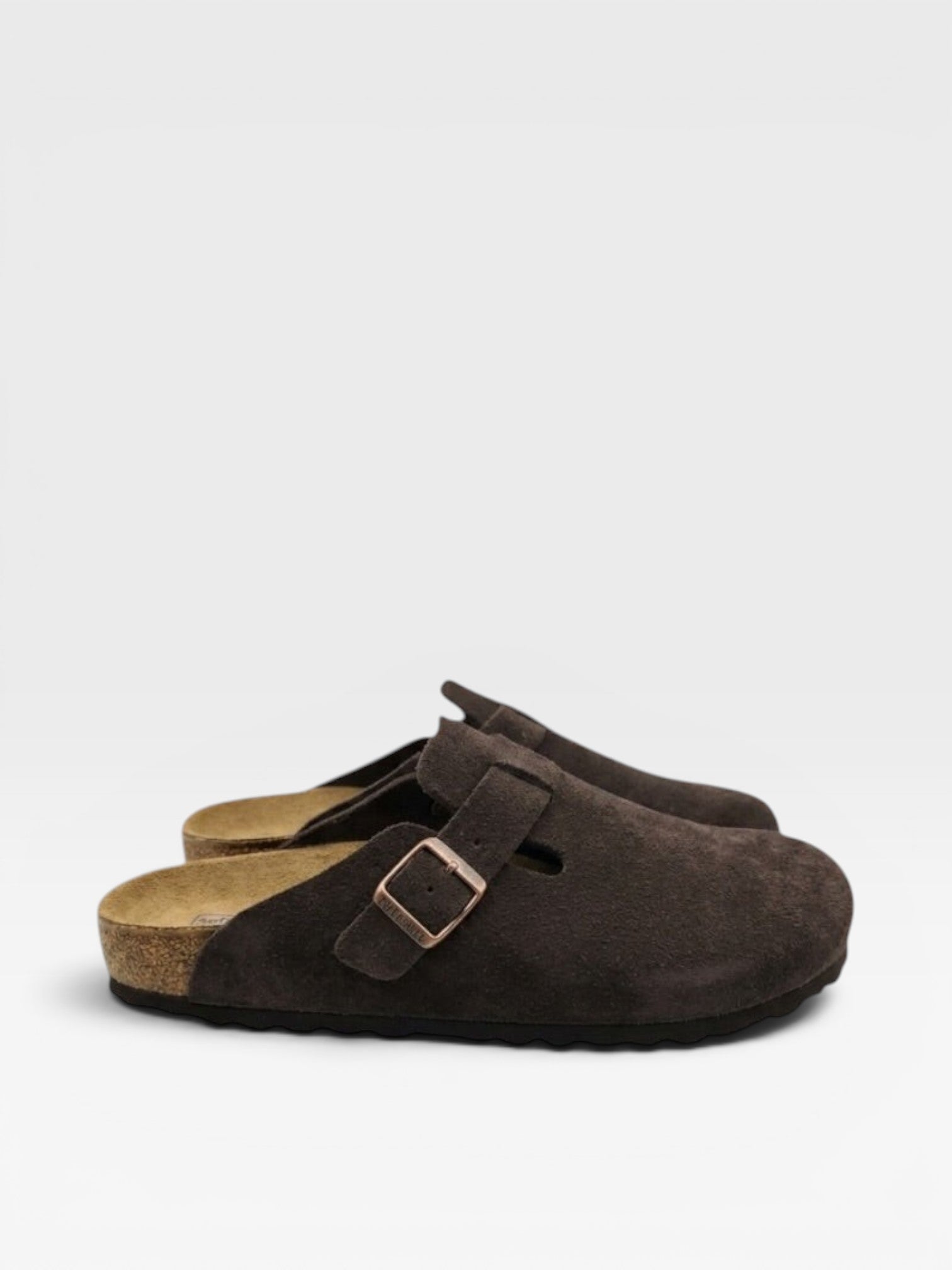 Wildleder Clogs Braun