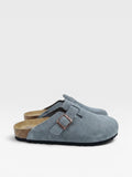 Wildleder Clogs Blau