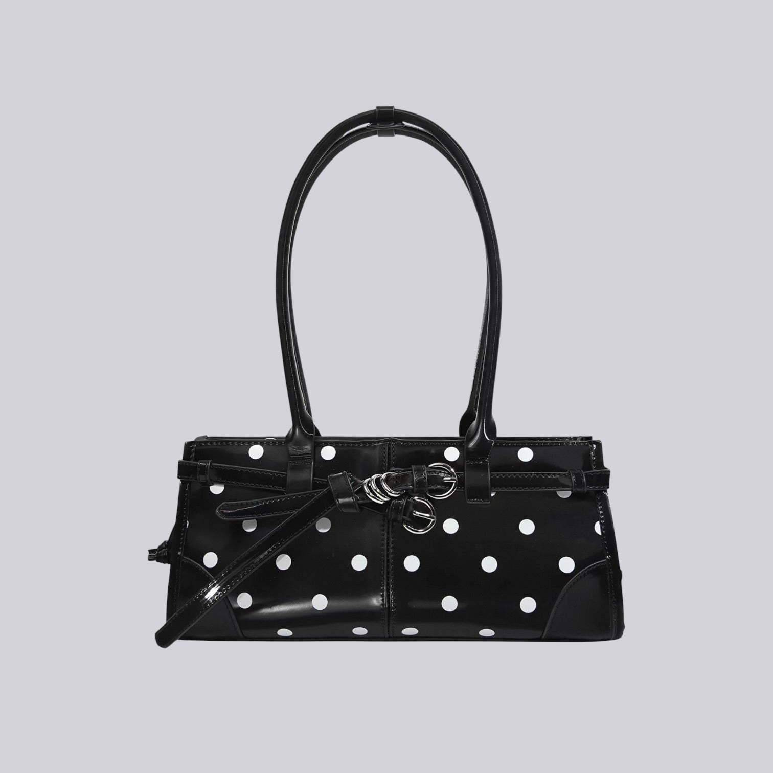 Marissé Marilyn – Lack Polka Dot Schultertasche
