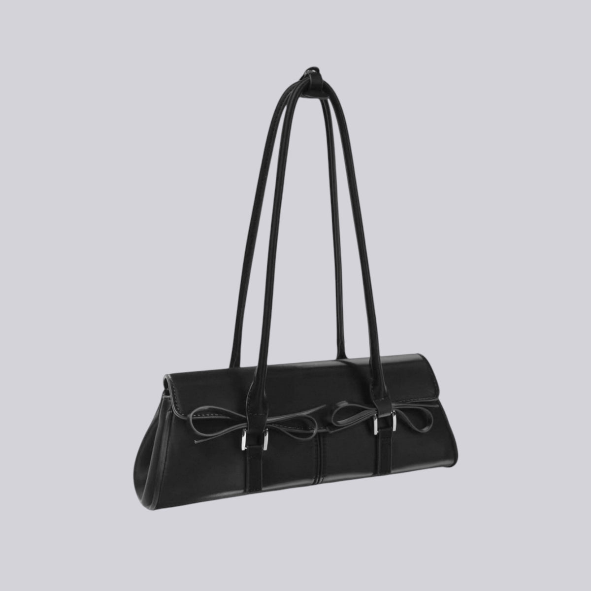 Marissé Grace – Bow Detail Black Shoulder Bag