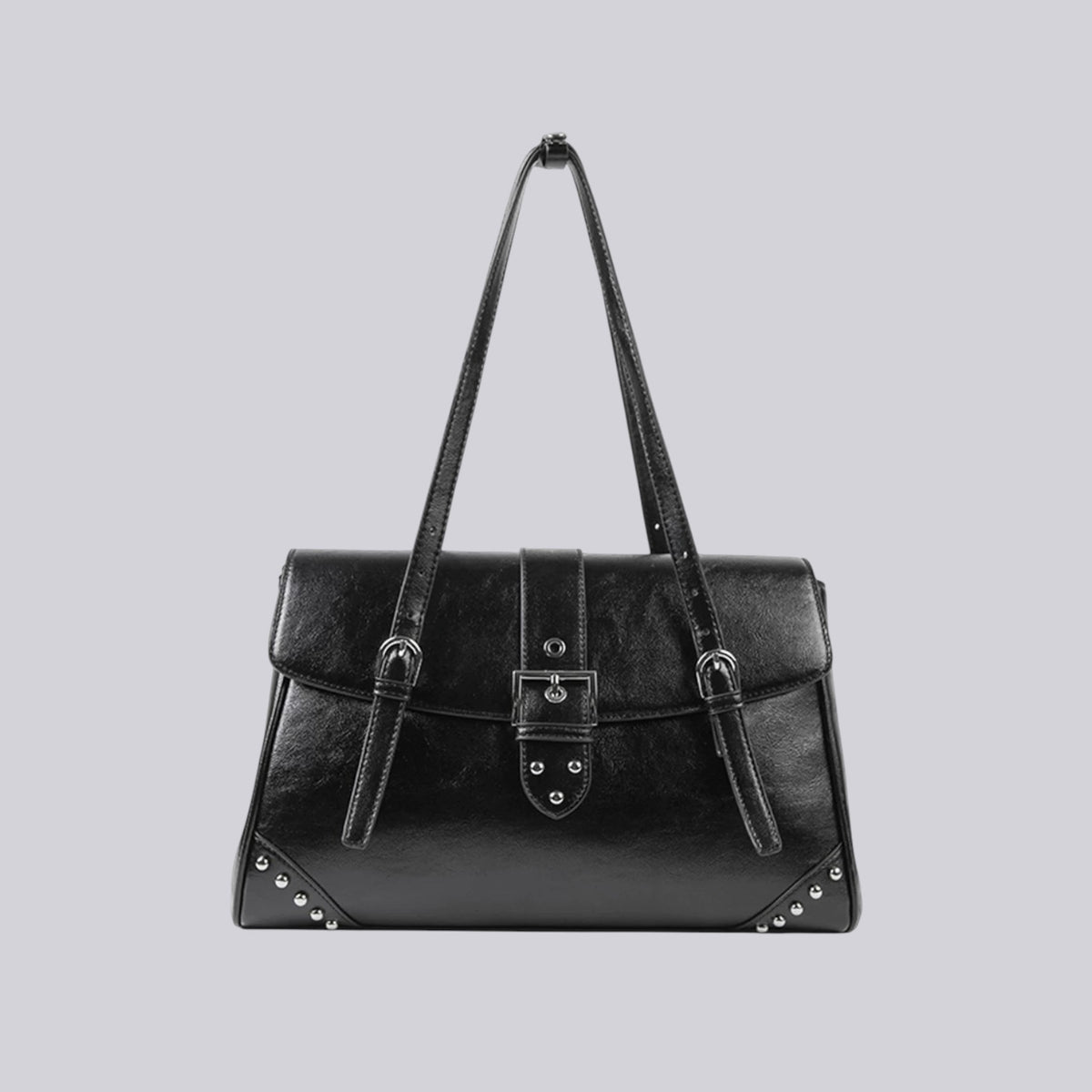 Marissé Vogue – Classic Buckle Shoulder Bag