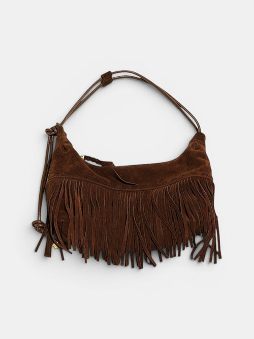 Geräumige Matte Underarm Bag aus Echtleder - Modischer Look