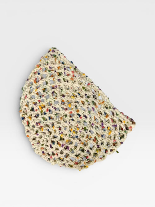 Handgefertigte dünne Mesh-Mütze für Damen und Herren - Atmungsaktive Häkel-Beanie