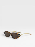 Schmale Cat-Eye Sonnenbrille für Damen im Old-Money-Stil - UV400 Schutz