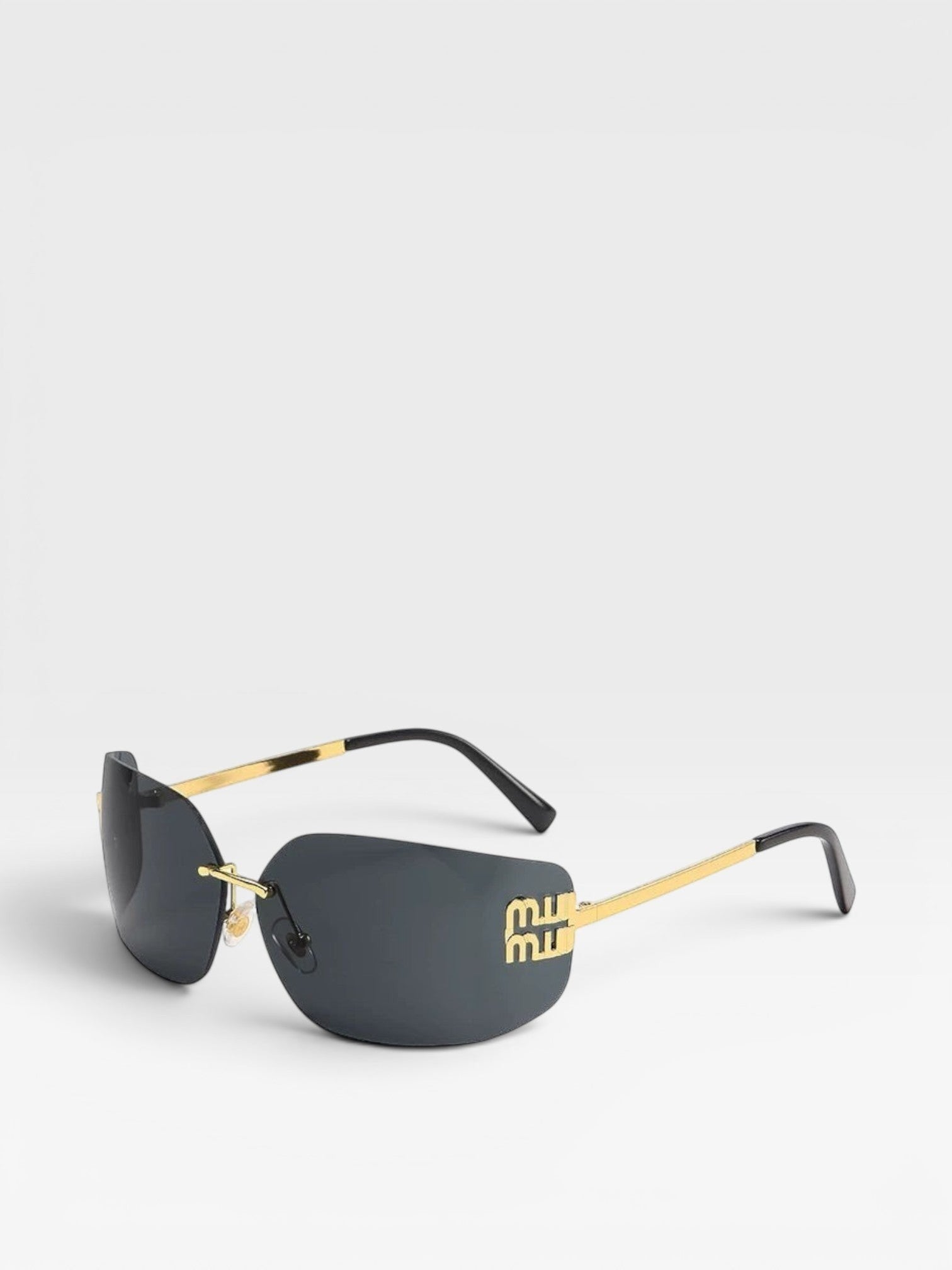 Modische Cat-Eye Sonnenbrille für Damen - Y2K Stil Rahmenlos